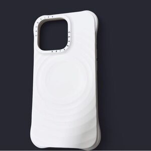 Casetify White Ripple iPhone Case with MagSafe